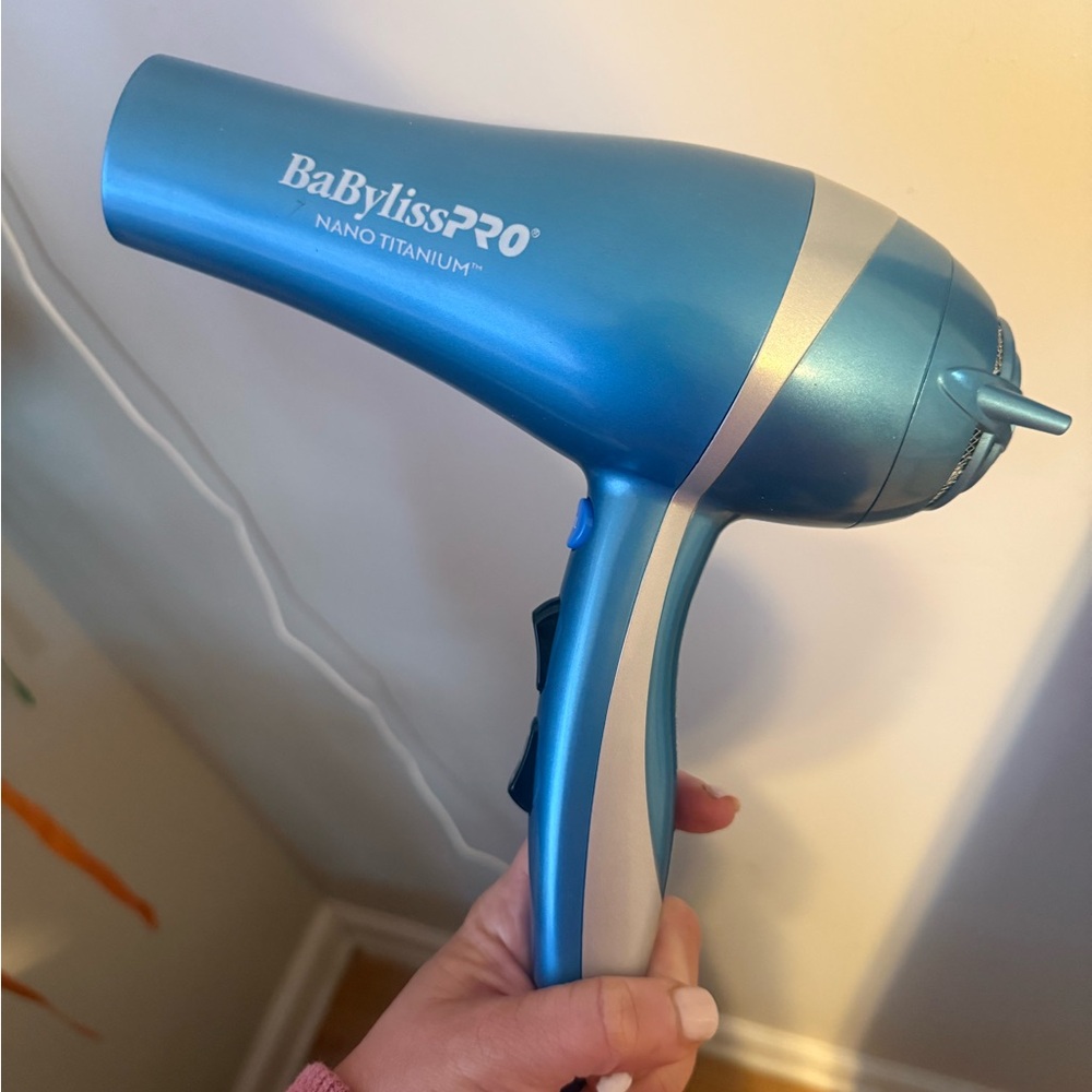 BaBylissPRO Nano Titanium Hair Dryer - Blue
